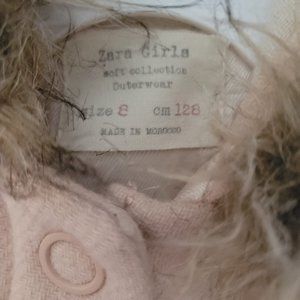 ZARA PINK GIRL COAT